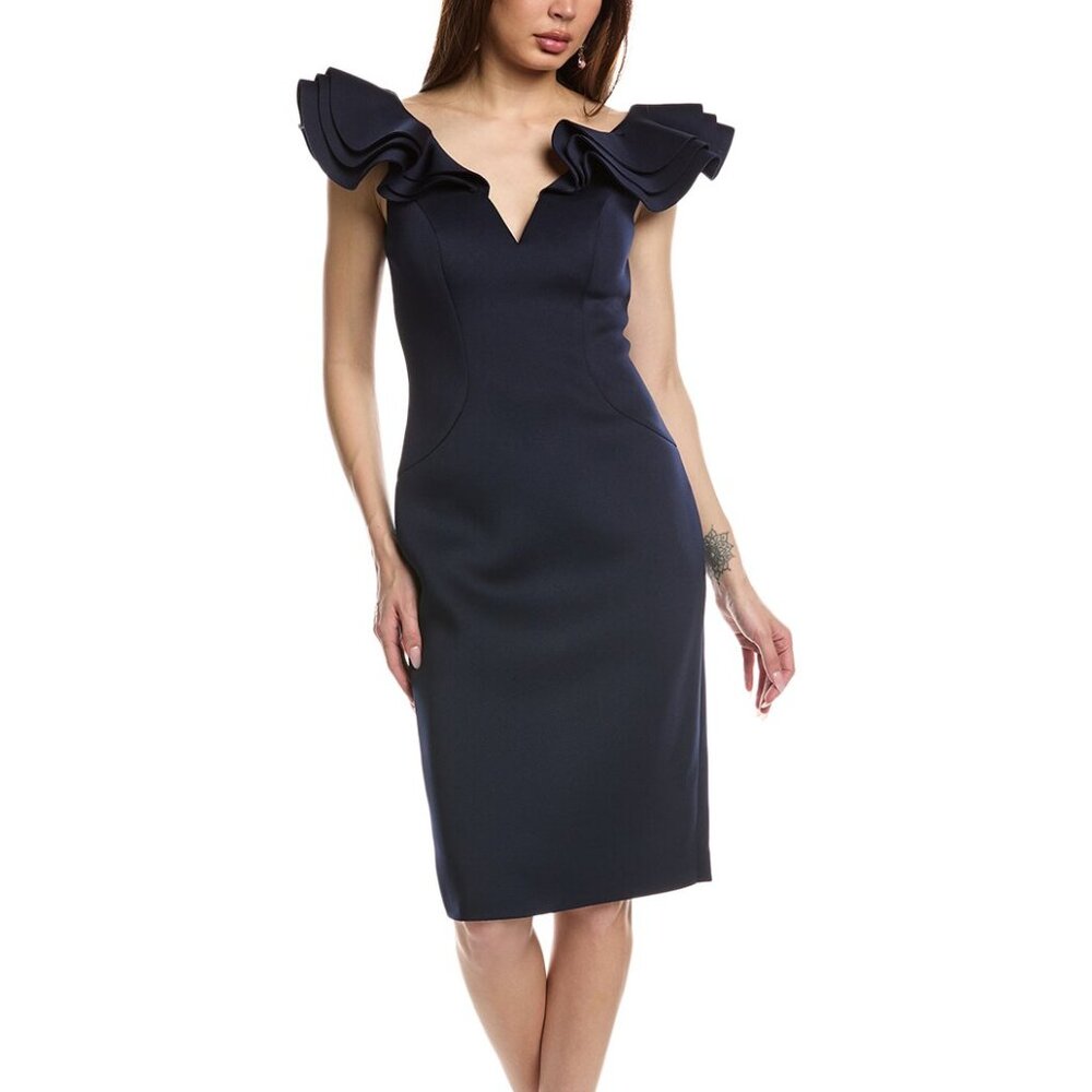 Eliza J Navy scuba dress - Size 4 - new without tags